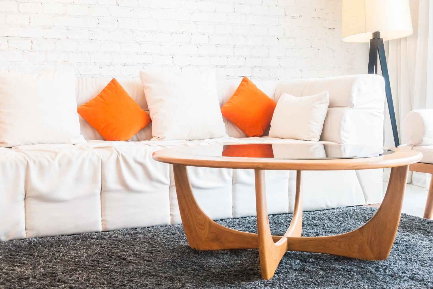 Sunset Glow Modern Lacquered Coffee Table