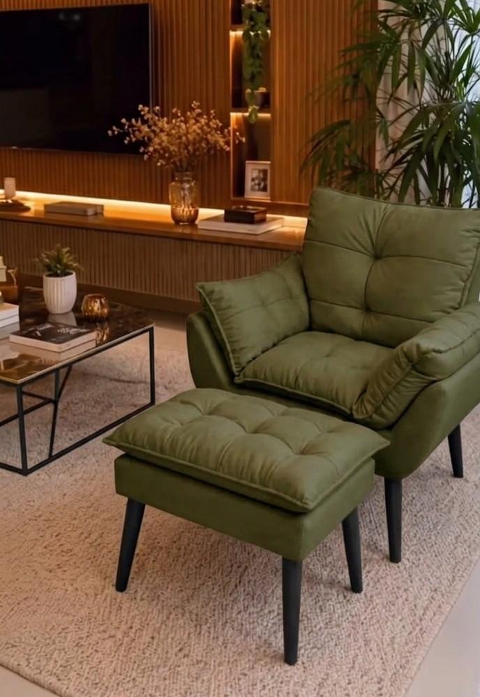 Softer Chair with Stool