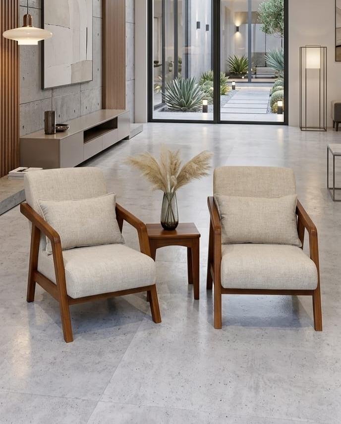Wood Accent Chair