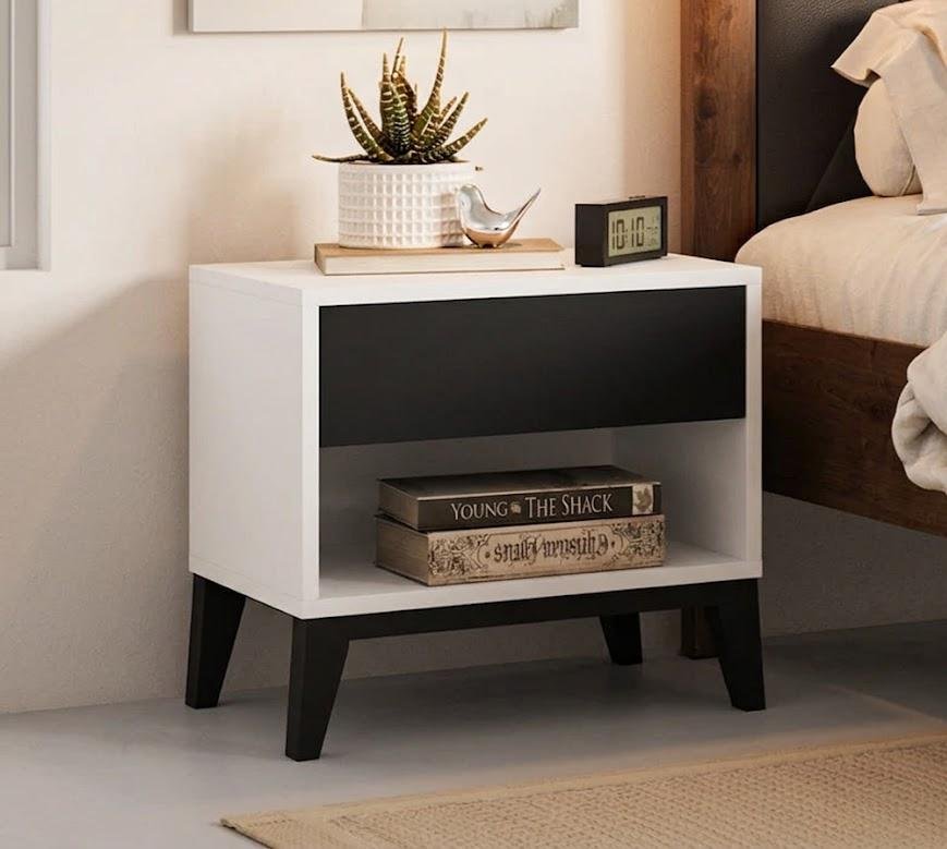 Modern Two-Tone Nightstand